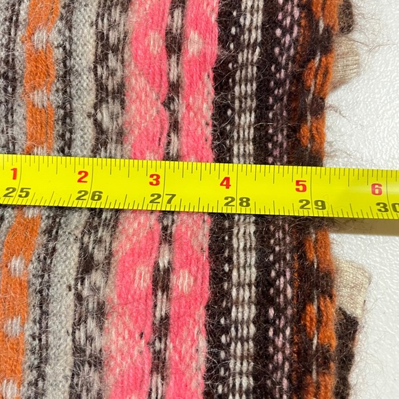 J. Crew Cashmere Wool Fair Isle Knit Skirt XXS Pink Brown Gray Boho Fairycore - Picture 10 of 10